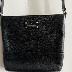 Kate Spade Black Pebbled Leather Crossbody